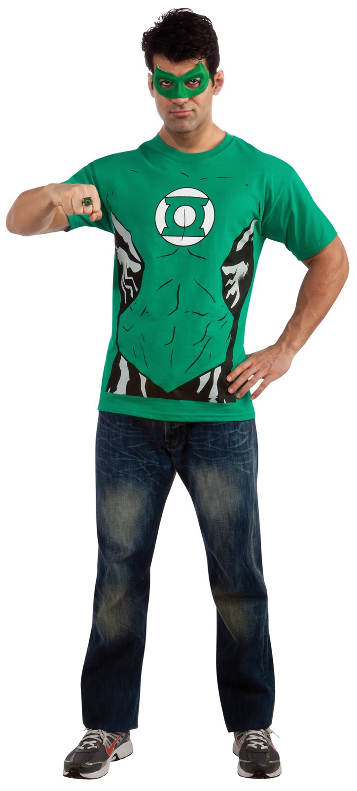 Green Lantern (Male) T-Shirt Adult Costume Kit