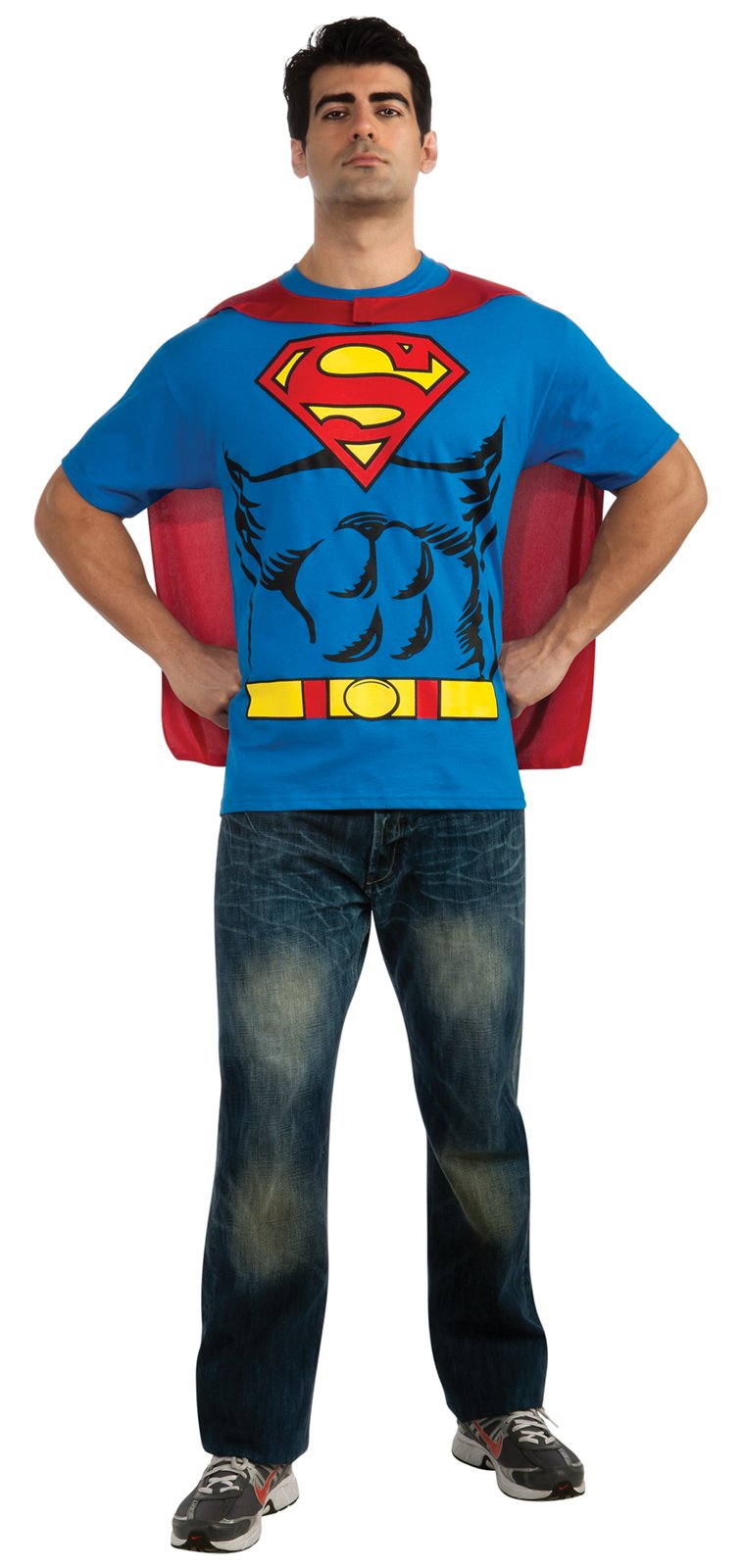 Superman T-Shirt Adult Costume Kit