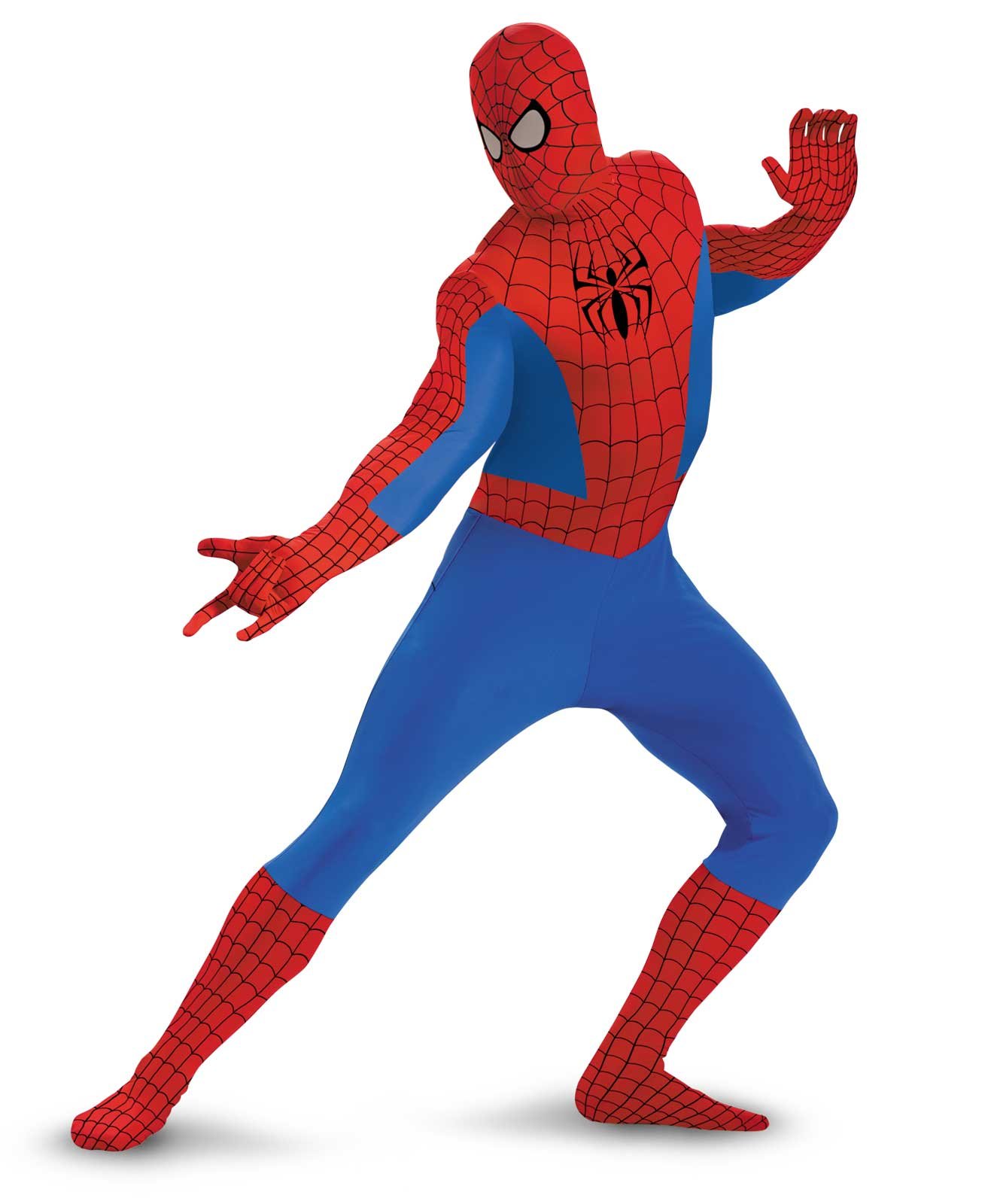 Spider-man Bodysuit Adult Plus Costume - Click Image to Close