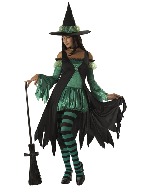 Teen Emerald Witch Costume