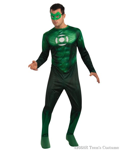 Teen Classic Green Lantern Hal Jordan Costume - Click Image to Close