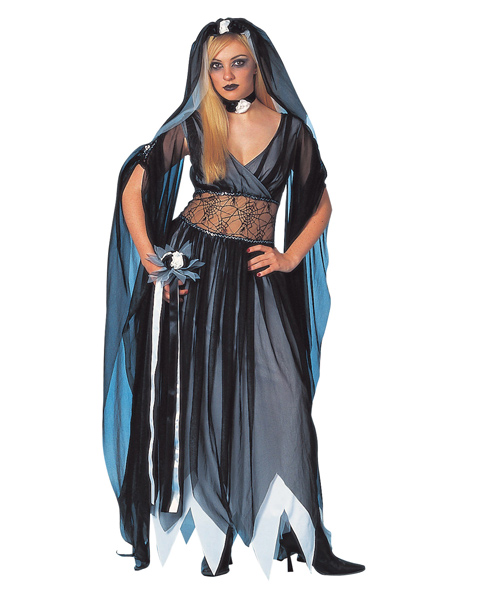 Teen Zombie Bride Costume - Click Image to Close