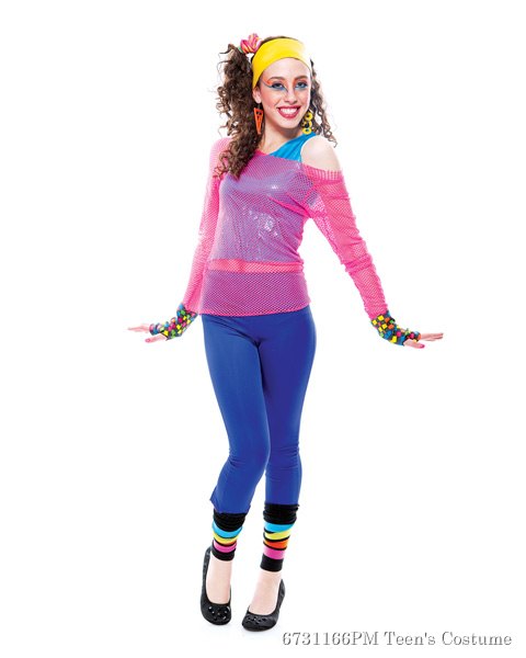 Teen Dramarama 80s Dance Star Costume - Click Image to Close