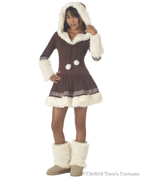 Tween Polar Princess Eskimo Costume