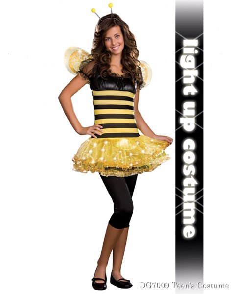 Teen Busy Lil' Bee Junior Costume - Click Image to Close