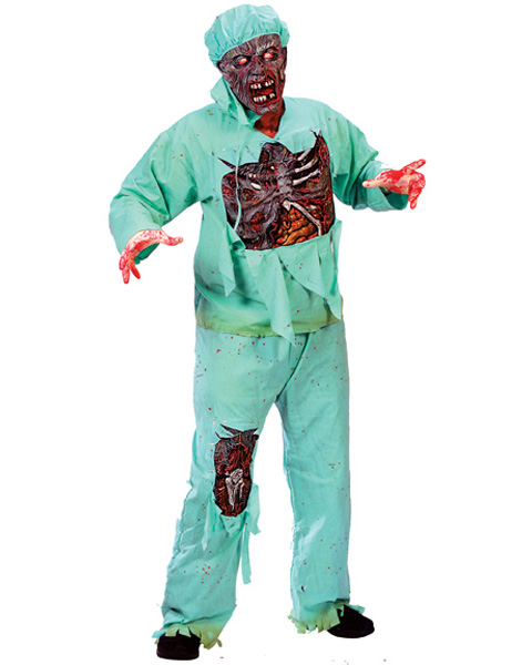 Zombie Doctor Teen Costume - Click Image to Close