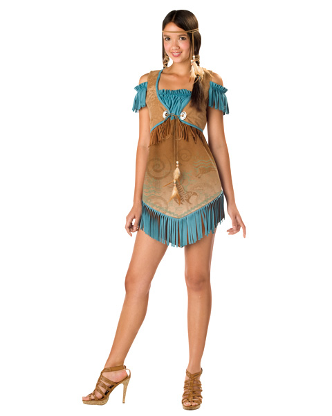 Cheeky Teen Cherokee Costume - Click Image to Close