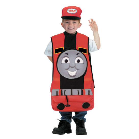 Thomas The Tank Engine James Child Costume - Click Image to Close