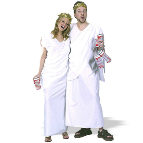 Toga Toga Adult Costume - Click Image to Close