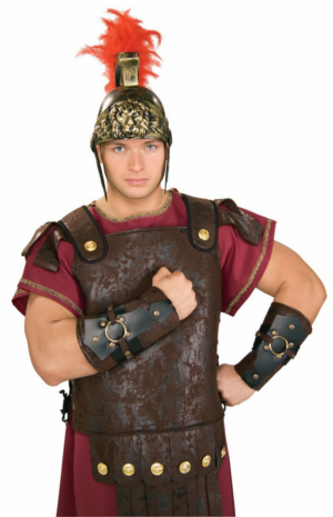 Roman Arm Guards Adult - Click Image to Close