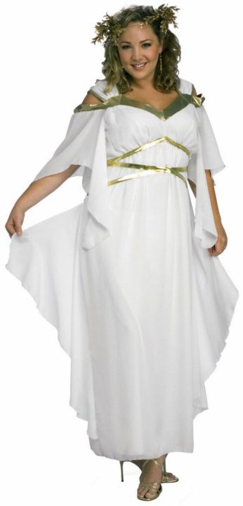 Roman Goddess Adult Plus Costume - Click Image to Close