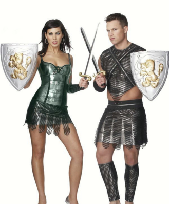 Female Gladiator Sexy Adult Costume - Click Image to Close