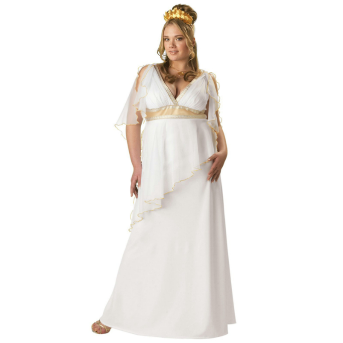 Greek Goddess Elite Collection Adult Plus Costume - Click Image to Close