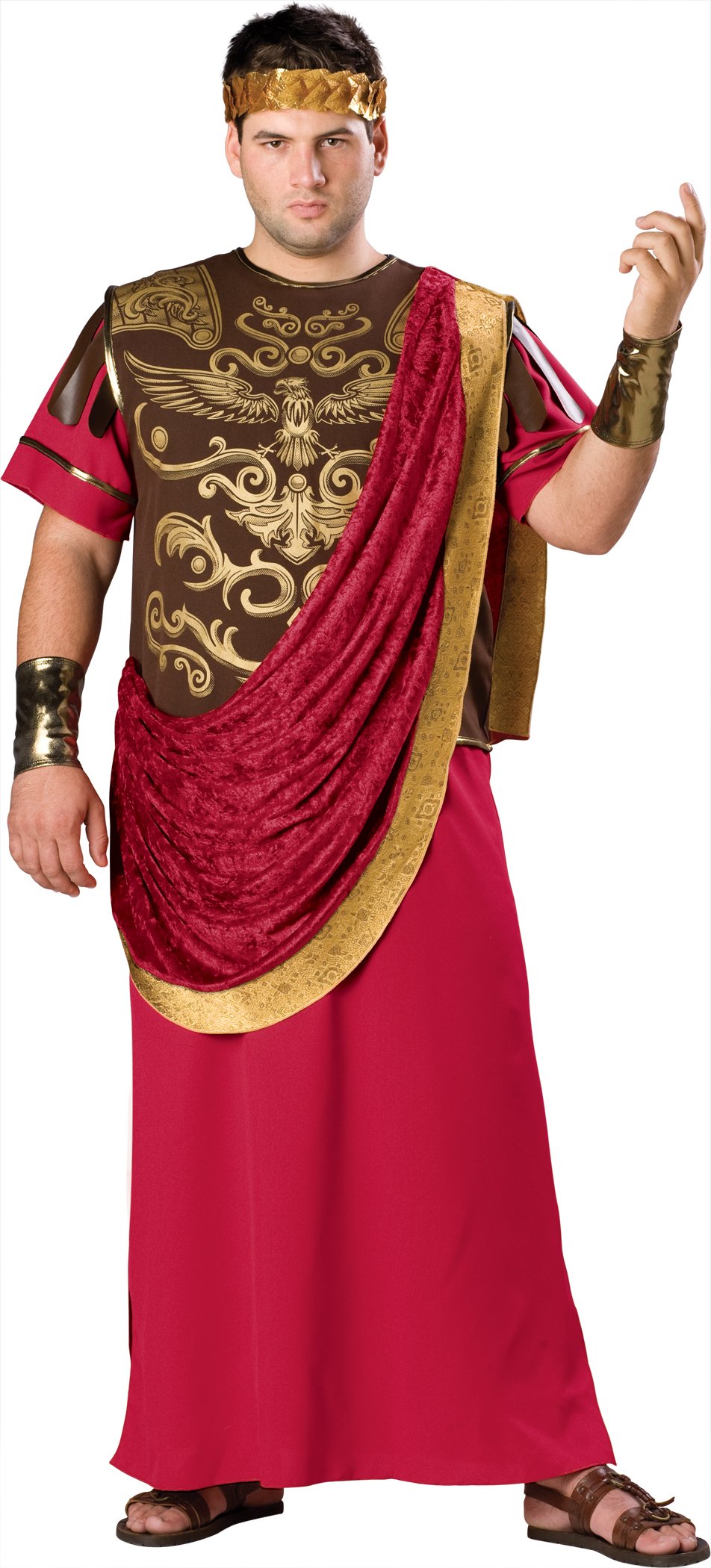 Julius Caesar Adult Plus Costume - Click Image to Close