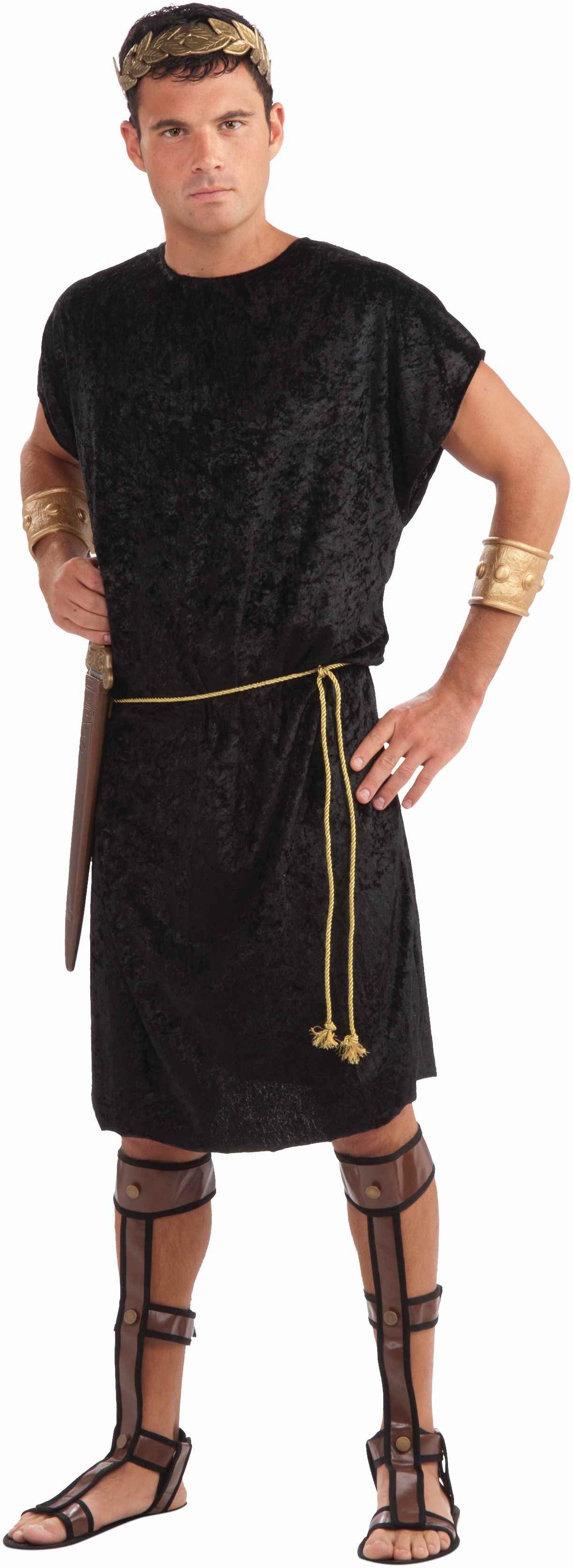 Black Tunic Adult Costume - Click Image to Close