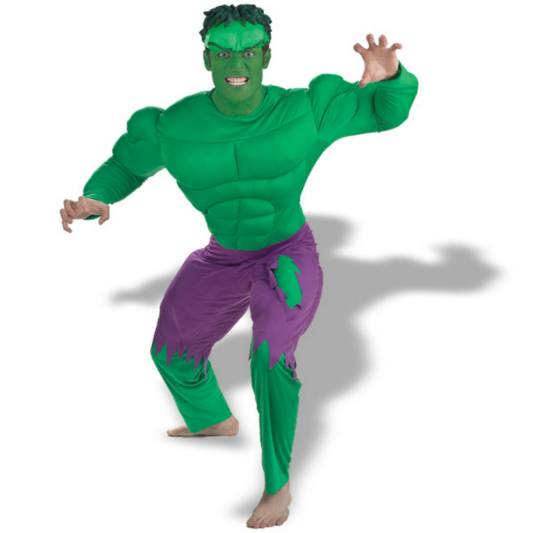 Hulk Adult Deluxe Muscle Costume - Click Image to Close