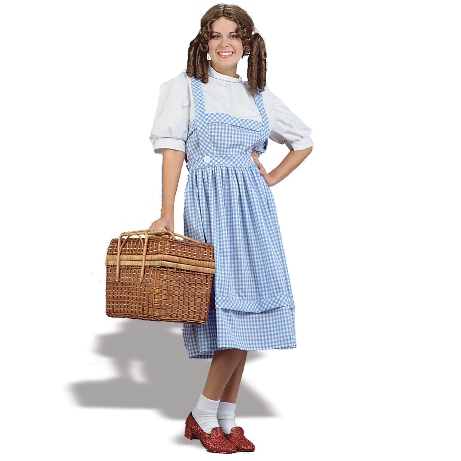 Wizard of Oz Dorothy Plus Adult Costume - Click Image to Close