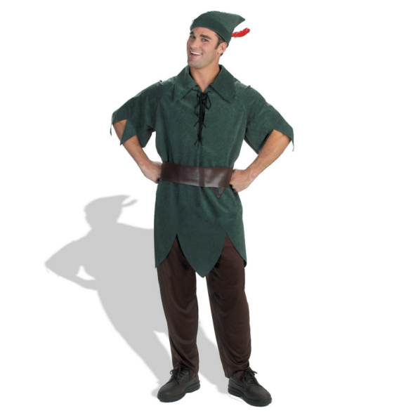 Peter Pan Disney Adult Costume - Click Image to Close