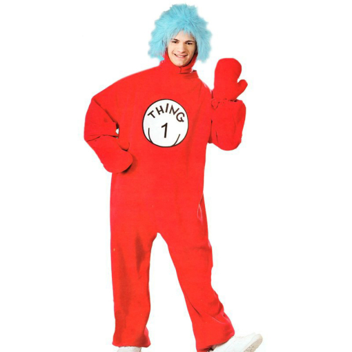 The Cat In The Hat - Thing 1 Adult Costume - Click Image to Close