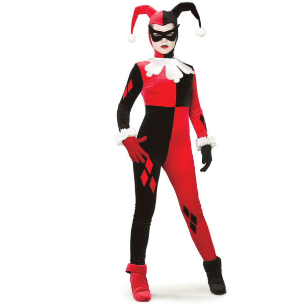 Gotham Girls DC Comics Harley Quinn Adult Costume - Click Image to Close