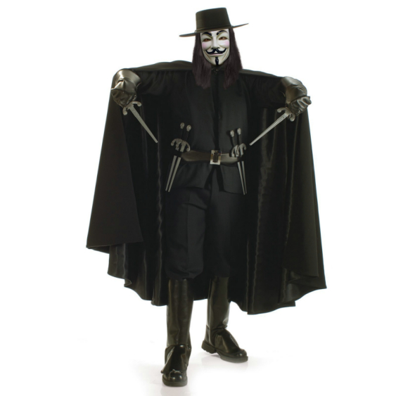 V for Vendetta Grand Heritage Collection Adult Costume - Click Image to Close