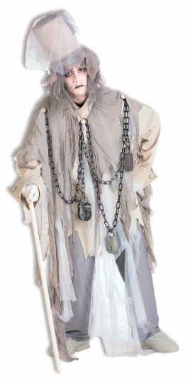 Jacob Marley Adult Costume - Click Image to Close