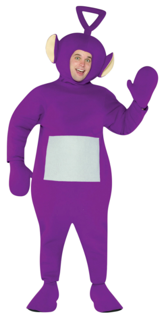 Teletubbies Tinky Winky Adult Costume - Click Image to Close
