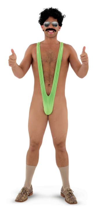 Borat Lycra Mankini Costume - Click Image to Close