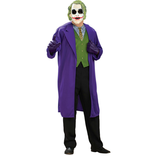 Batman Dark Knight The Joker Adult Plus Costume - Click Image to Close