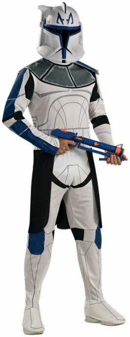 Star Wars Animated Clone Trooper Leader Rex Adult Costume - Click Image to Close