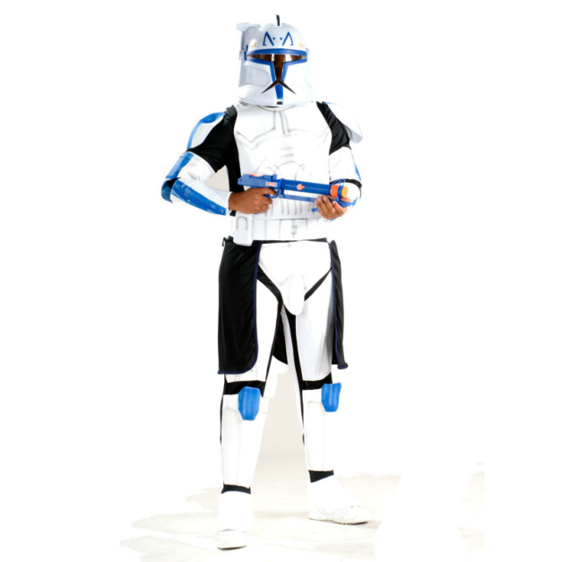 Star Wars Animated Deluxe Clone Trooper Leader Rex Adult Costume - Click Image to Close