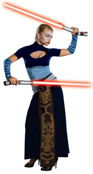 Star Wars Clone Wars Asajj Ventress Adult Costume - Click Image to Close
