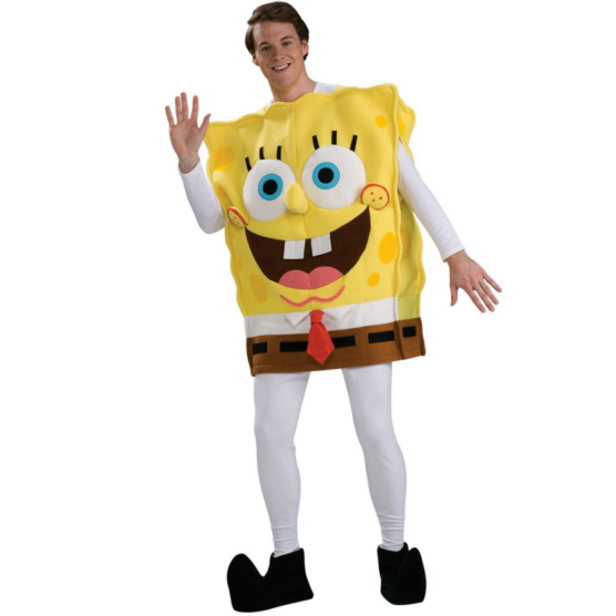 SpongeBob Squarepants Deluxe SpongeBob Adult Costume - Click Image to Close