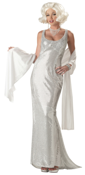 Platinum Marilyn Adult Costume - Click Image to Close