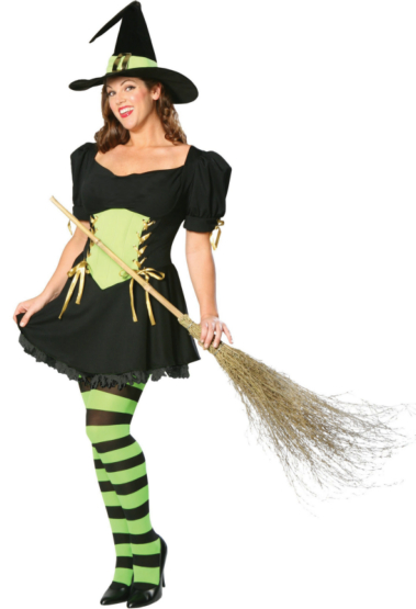 The Emerald Witch Plus Adult Costume - Click Image to Close
