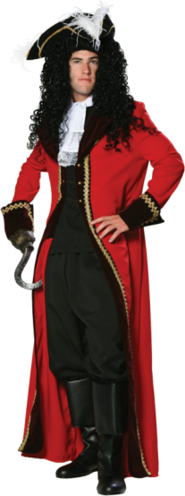 The Ultimate Captain Hook Adult Costume - Click Image to Close