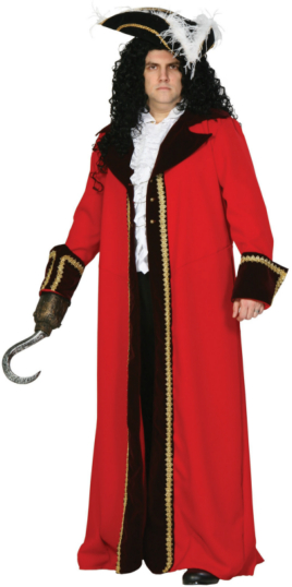 The Ultimate Captian Hook Plus Adult Costume