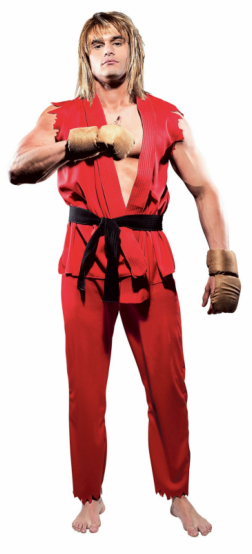 Street Fighter Ken Adult Costume - Click Image to Close