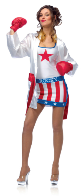 Rocky IV Female Adult Costume - Click Image to Close