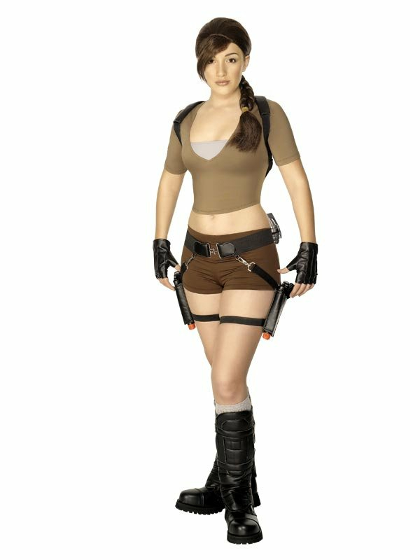 Lara Croft Legend Deluxe Adult Costume - Click Image to Close