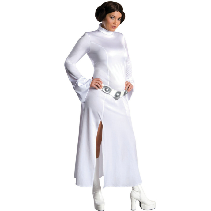 Princess Leia Adult Plus Costume - Click Image to Close