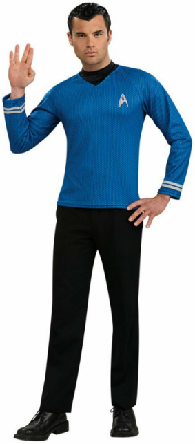 Star Trek Movie (2009) Blue Shirt Adult Costume
