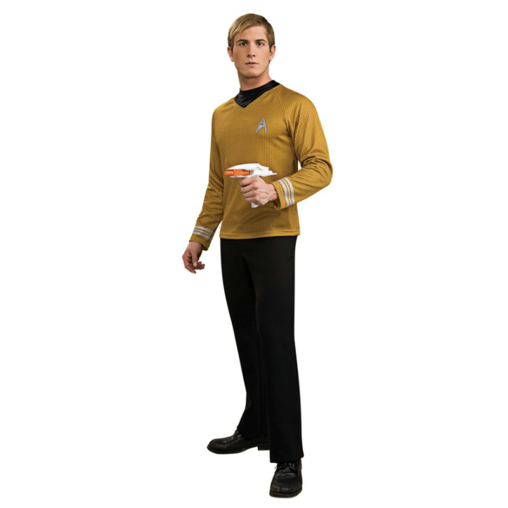 StarTrek Movie (2009) Gold Shirt Adult Costume - Click Image to Close