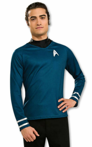 Star Trek Movie (2009) Grand Heritage Blue Shirt Adult Costume - Click Image to Close