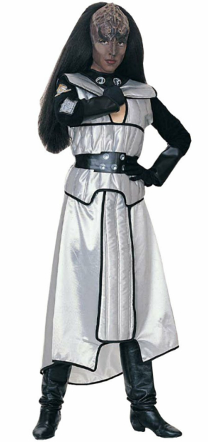 Star Trek Next Generation Klingon Female Deluxe Adult Costume - Click Image to Close