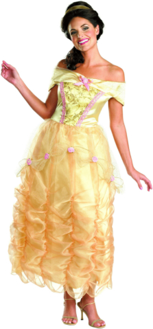 Beauty and the Beast Belle Deluxe Adult Costume - Click Image to Close