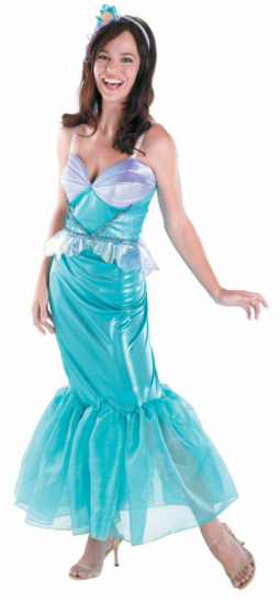 The Little Mermaid Ariel Deluxe Adult Costume - Click Image to Close