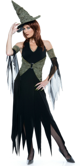 Wicked of Oz Wicked Witch Adult Costume - Click Image to Close