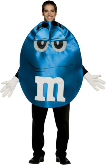 M&Ms Blue Deluxe Adult Costume - Click Image to Close