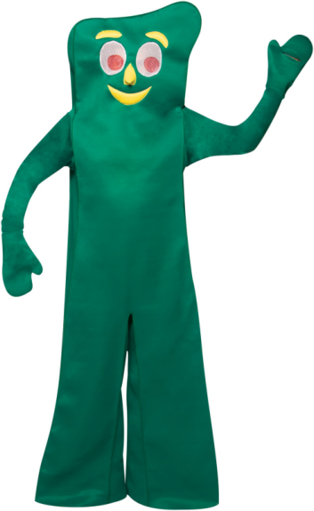 Gumby Adult Costume - Click Image to Close